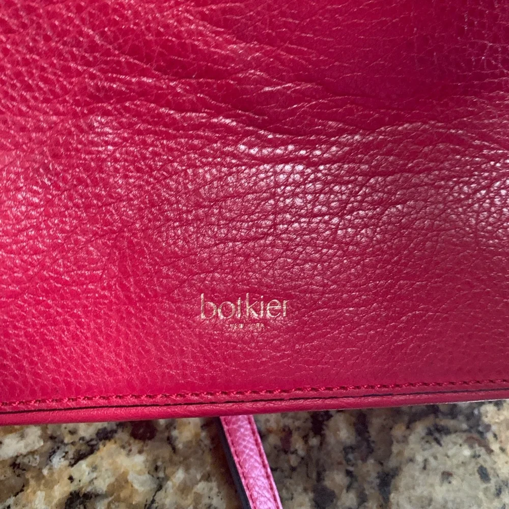 Botkier Red Leather Satchel Purse